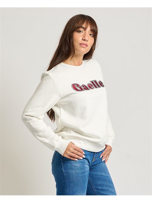 Felpa Gaelle Paris paricollo con logo GAELLE PARIS | GAABW07836BI02